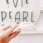 Cream Marbled Flat Medium Claw Clip