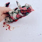 Red White Plaid Knotted Headband for Girls & Women