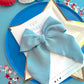 Light Blue Bullet Oversized Bow