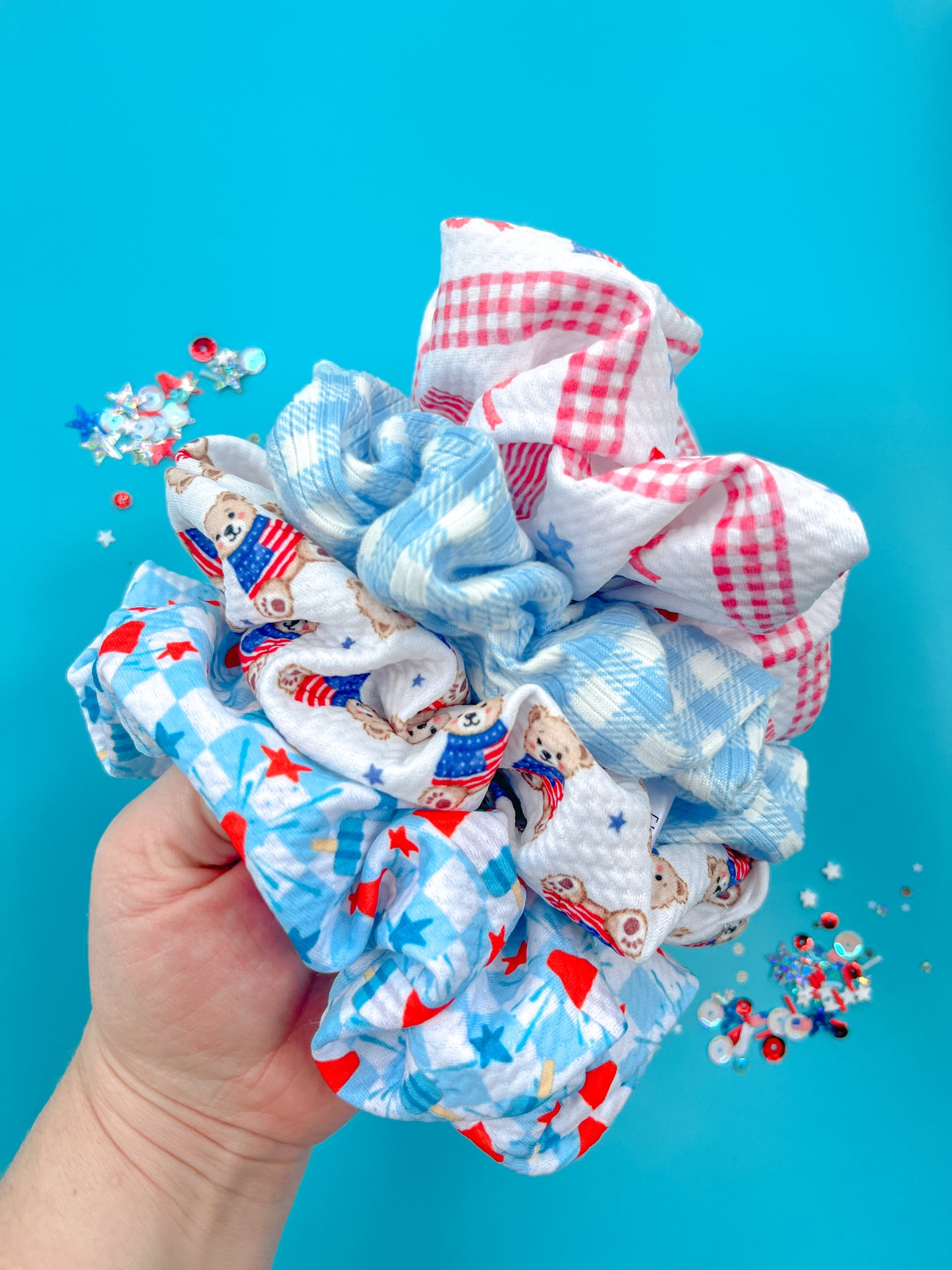 Fourth of July Oversized Scrunchy