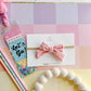 Small Light Pink Swiss Dot Pinwheel on Nylon Headband