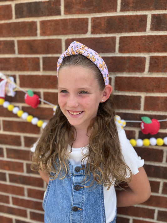 Pencil Bow Knotted Headband