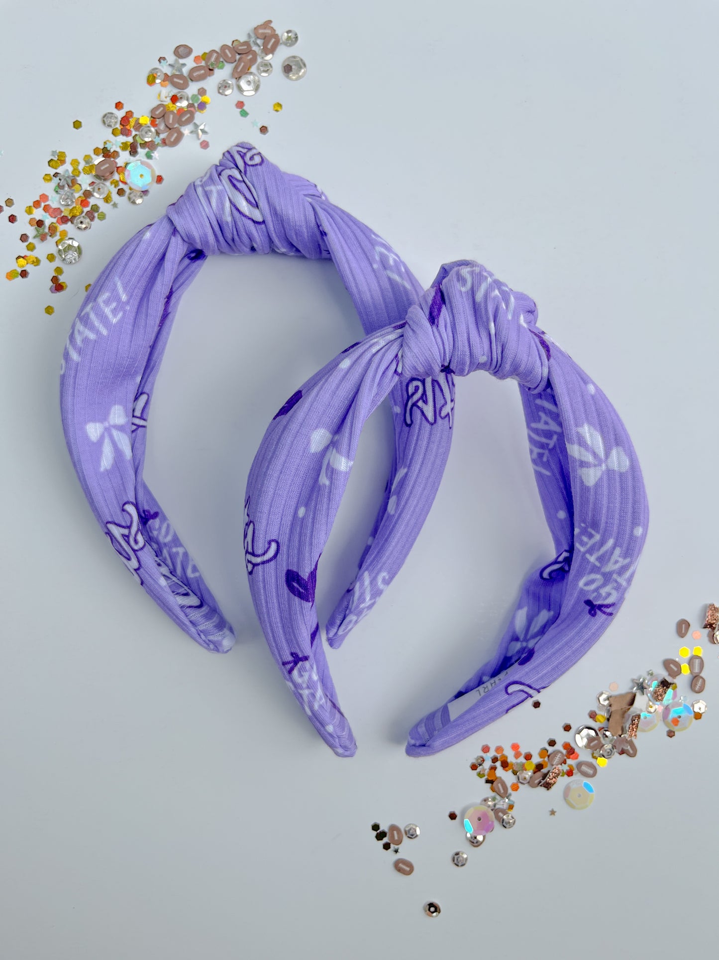 KSU Go State Purple Cats Knotted Headband for girls & women