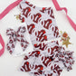 Football Hearts KC Medium Pigtails