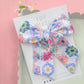 Heirloom Daisy Patchwork XL Pinwheel Bow