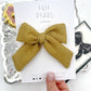 Gold Glitter Large Pinwheel Bow