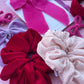 Light Pink Ribbed Soft Oversized Scrunchy for Girls & Women