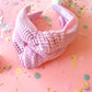 Light Pink Ribbed Knotted Headband
