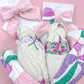 Pinks Quilted Medium Sailor Hair Bow