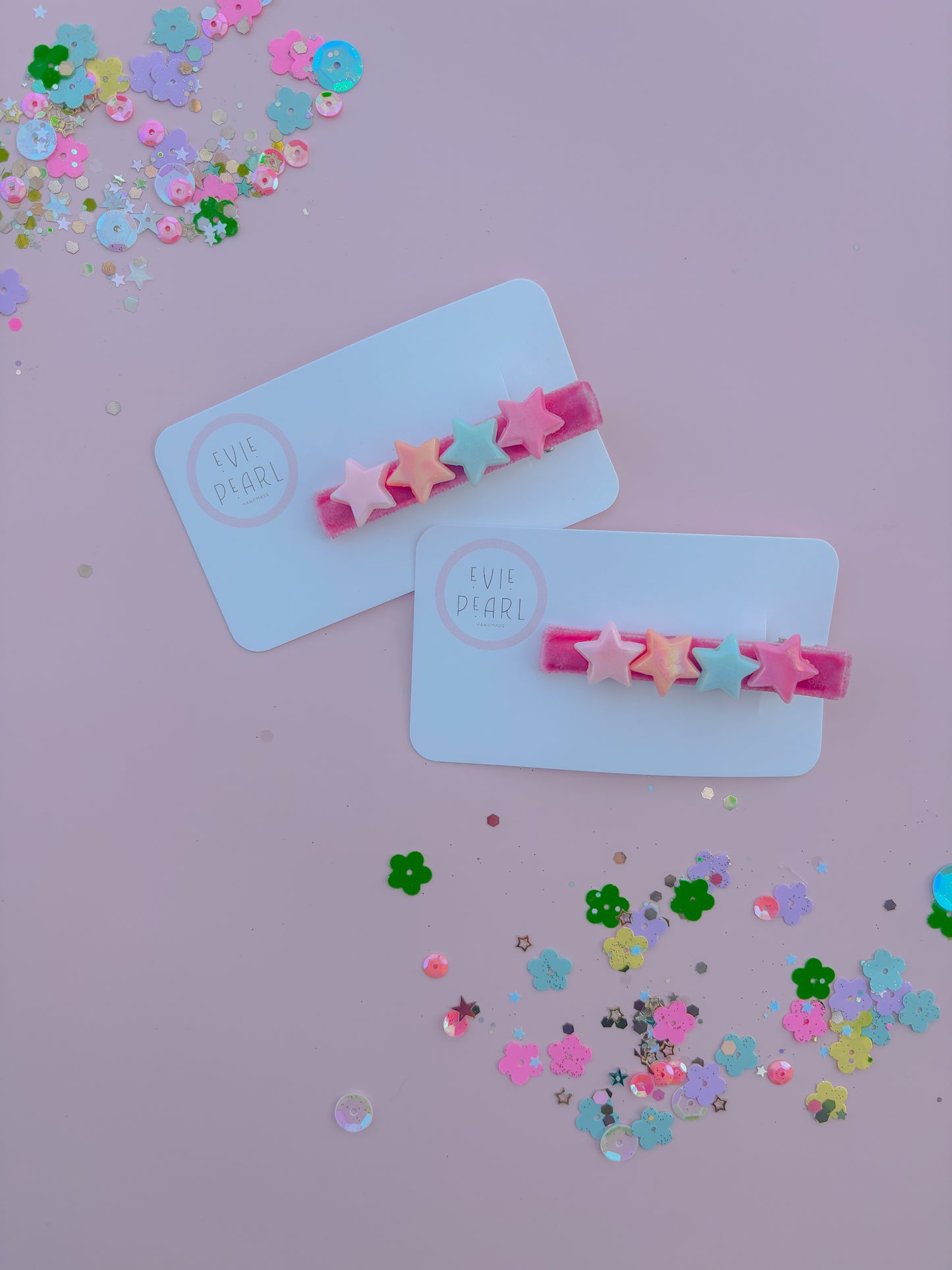 Pastel Star Hair Clip