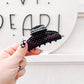 Black Polka Dot Medium Claw Clip