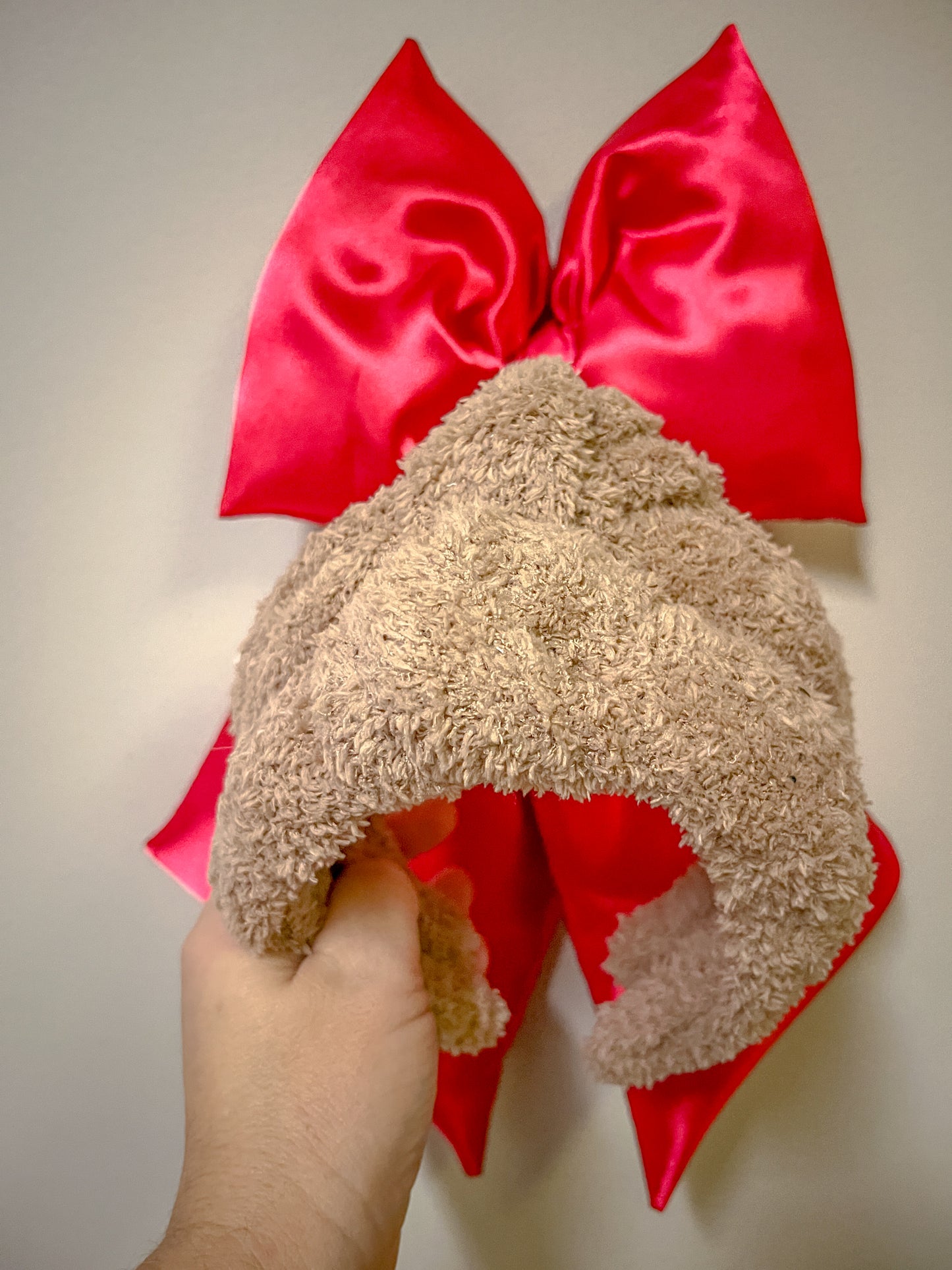 Tan Sherpa Knotted Headband for Girls & Women