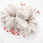 Cream Sherpa Oversized Scrunchy