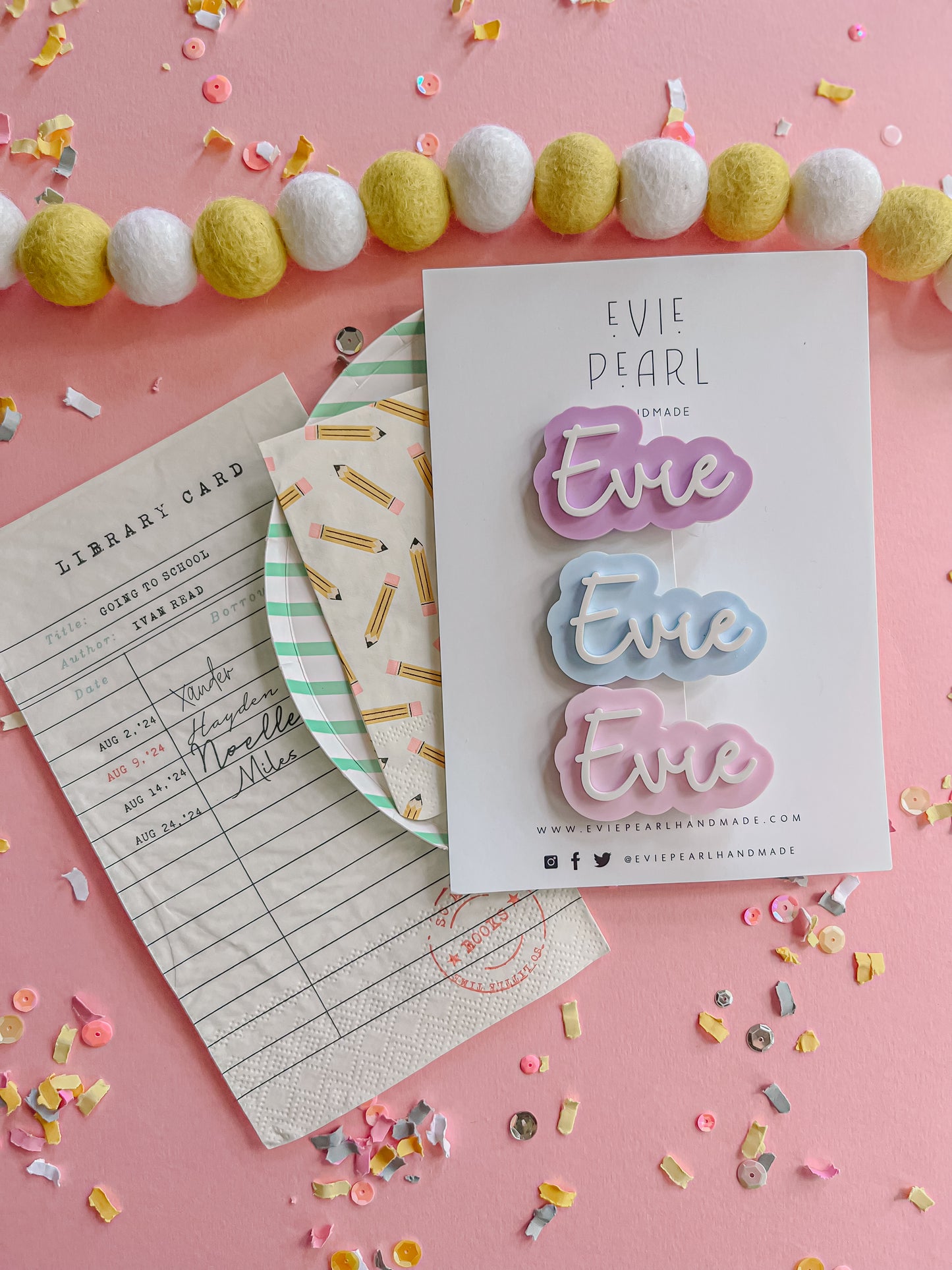 PREORDER: Personalized Medium Name Hair Clip