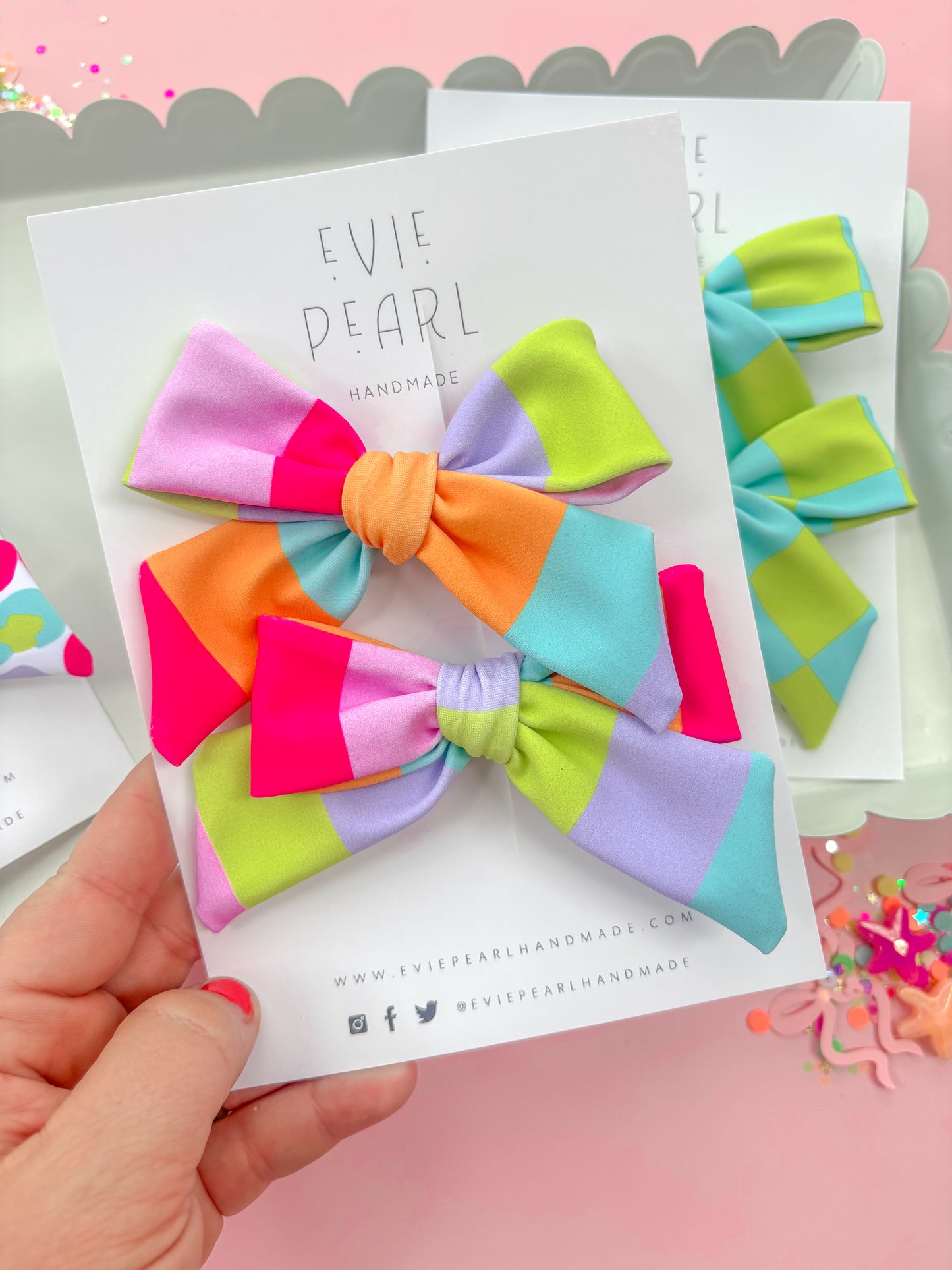 Swim Medium Pinwheel Pigtail Set