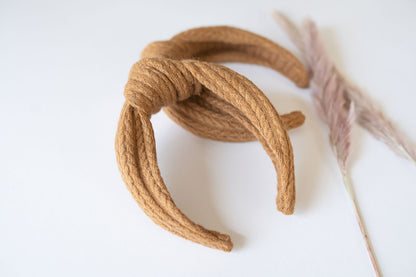 Neutral Knotted Headband