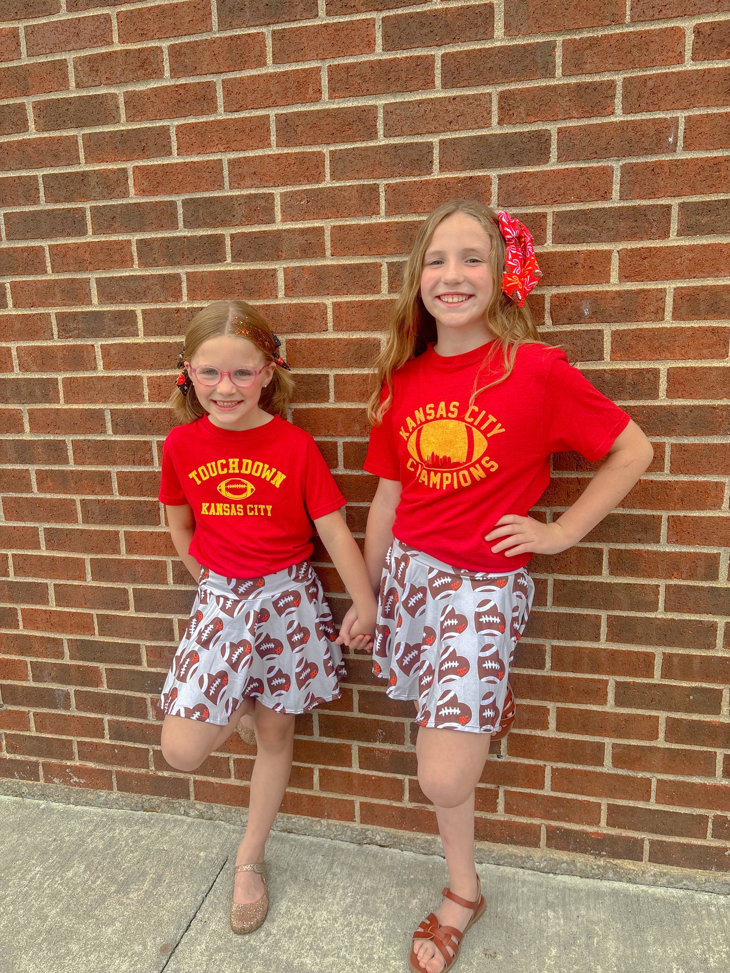 Red KC Bows XL Pinwheel Bow