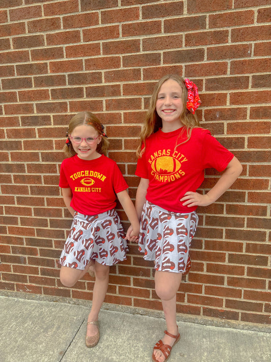 Red KC Bows XL Pinwheel Bow