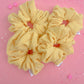 Butter Yellow Ribbed Scrunchy