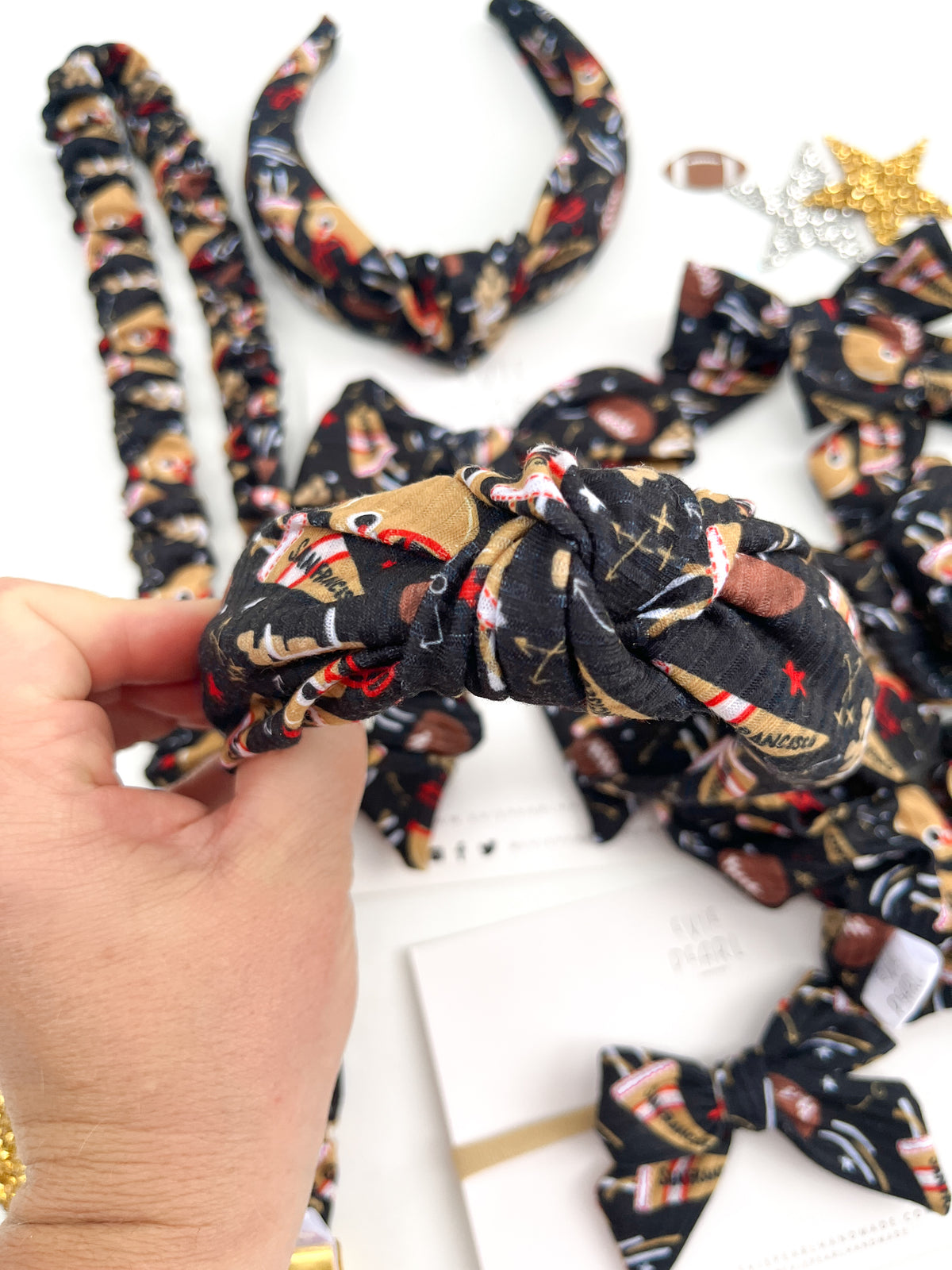 San Francisco 49ers | Bows, Scrunchies & Headbands