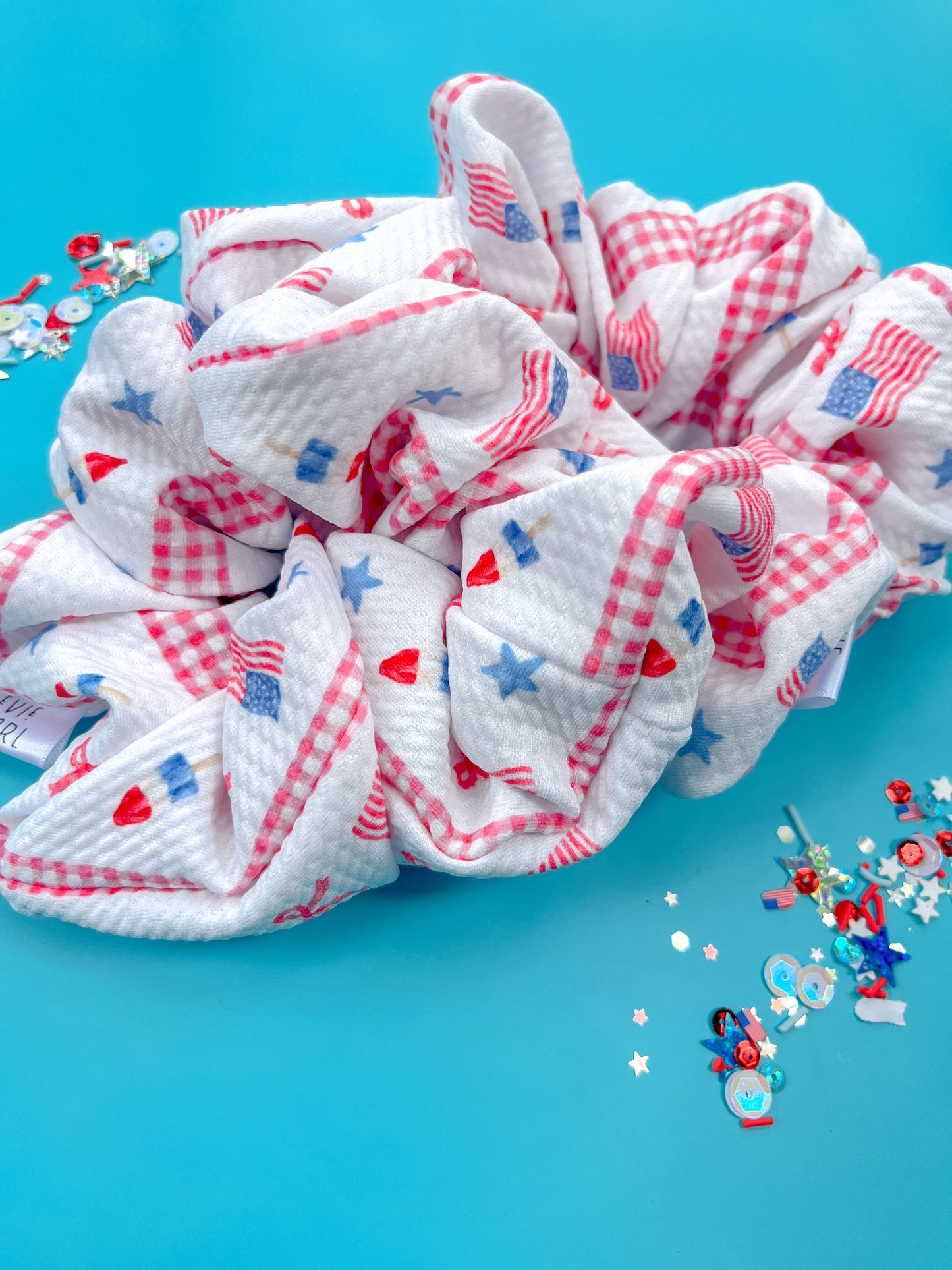 Fourth of July Oversized Scrunchy