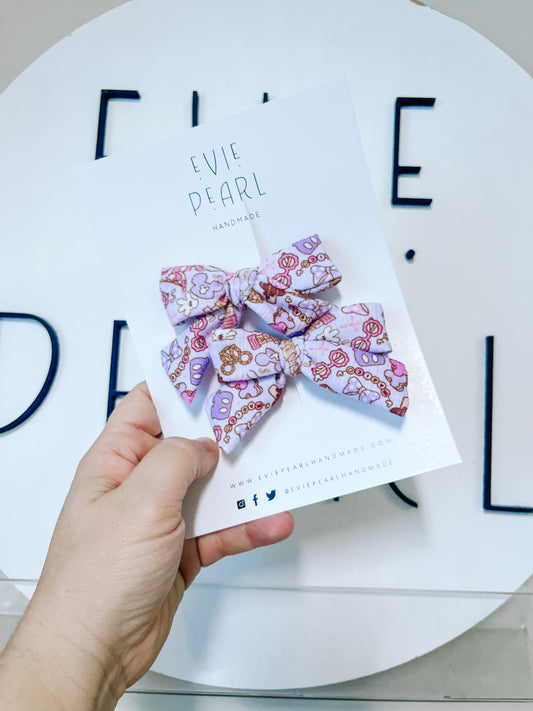 Snacks Boho Mickey pinwheel pigtails