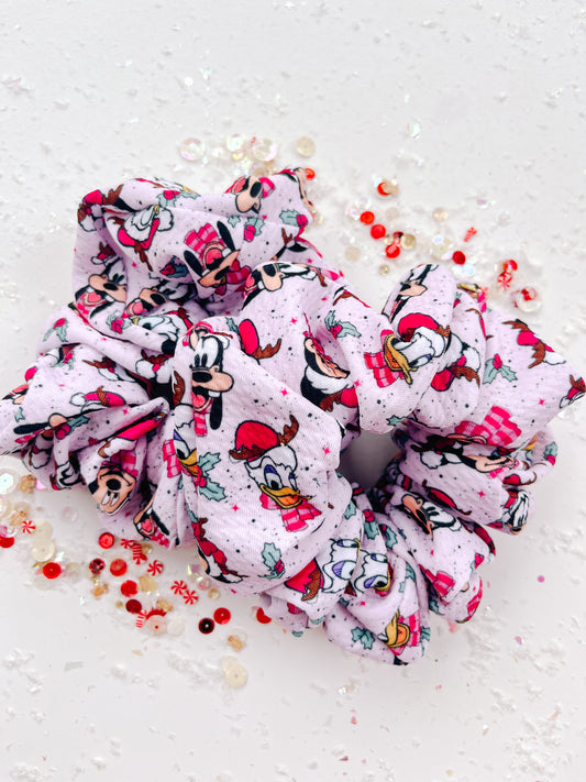 Mouse & Friends Christmas Oversized Scrunchy