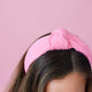 Kasie Bubblegum Pink Knotted Headband for Girls & Women