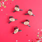 Mini Football Black Claw Clips