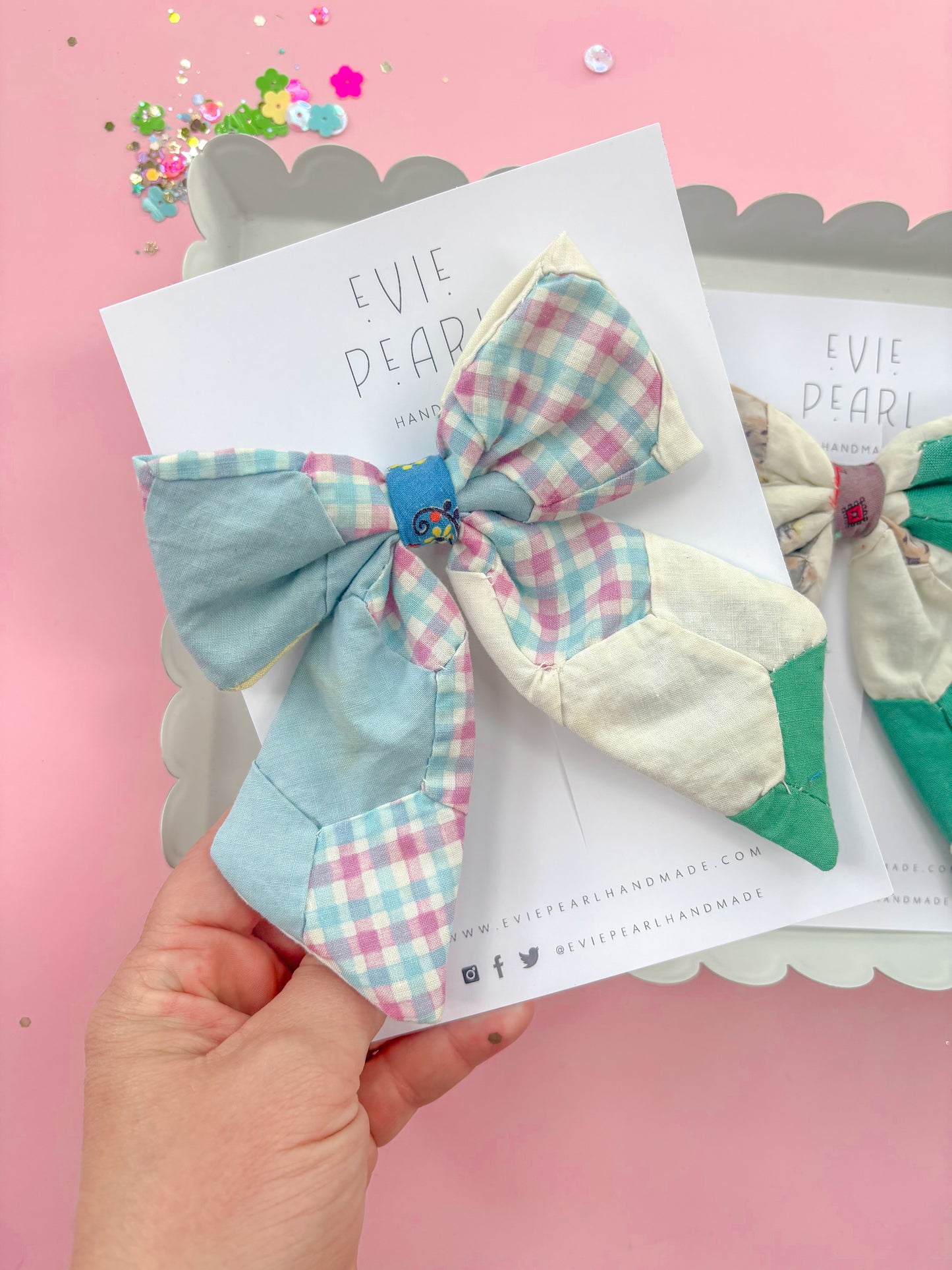Vintage Heirloom Medium Sailor Hair Bow