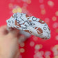 White Football Touchdown Knotted Headband