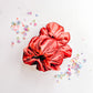 Rust Velvet Oversized Scrunchy