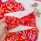 Red Bows KC Twisted Turban