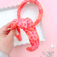 Pink & Orange Daisy Knotted Headband