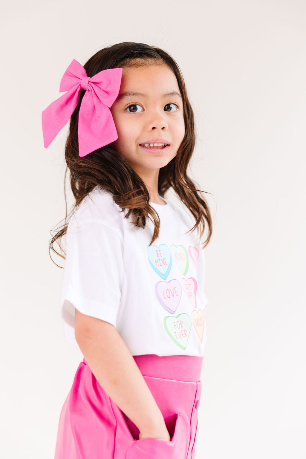 Hot Pink Medium Sailor Bow