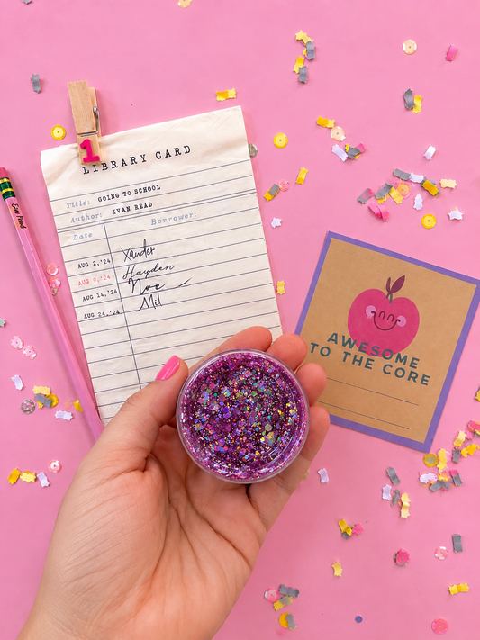 Purple Iridescent Hair Glitter