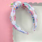 Heirloom Daisy Patchwork Knotted Headband for girls & women