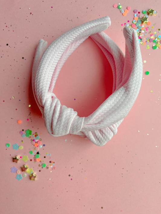 Pale Pink Knotted Headband