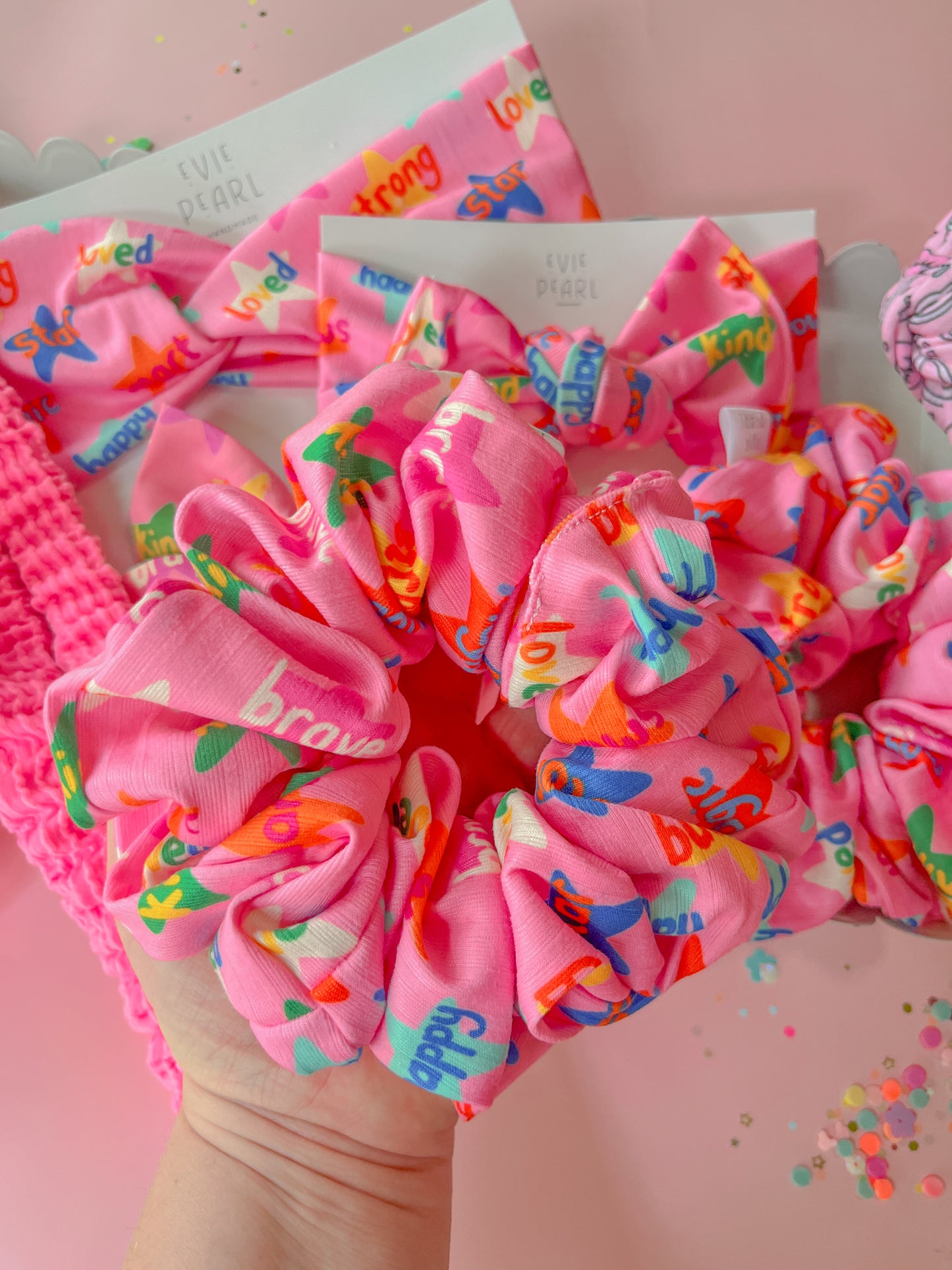 Pink Positive Affirmation Medium Sailor Bow