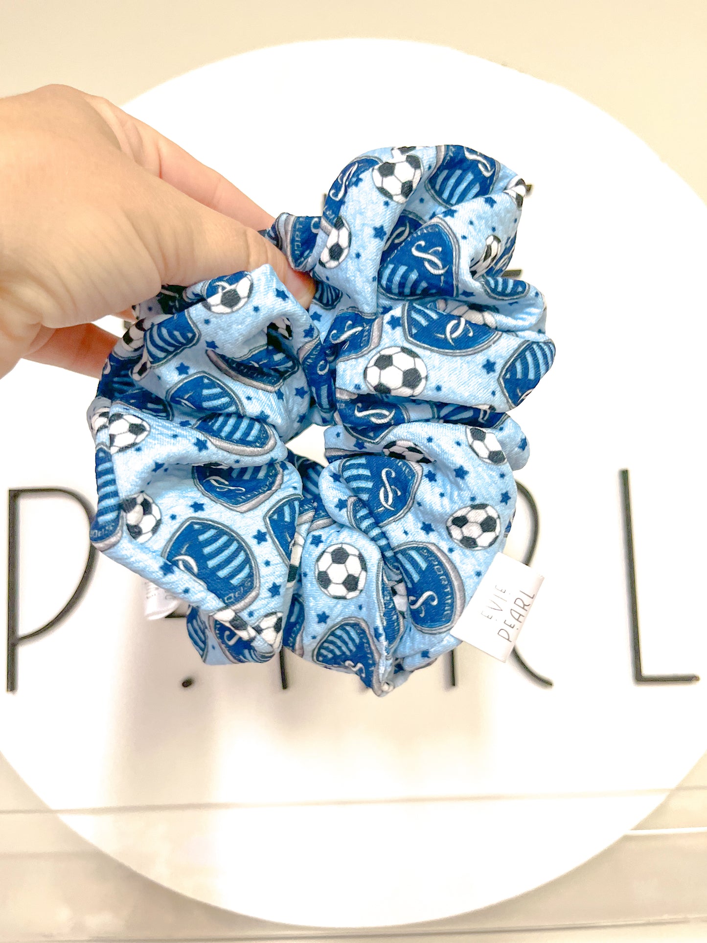 KC Sporting Soccer Oversized Scrunchie