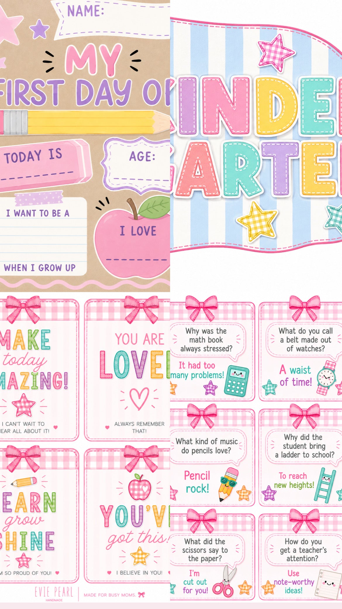 Busy Mom Back To School Printables-Over 55 pages