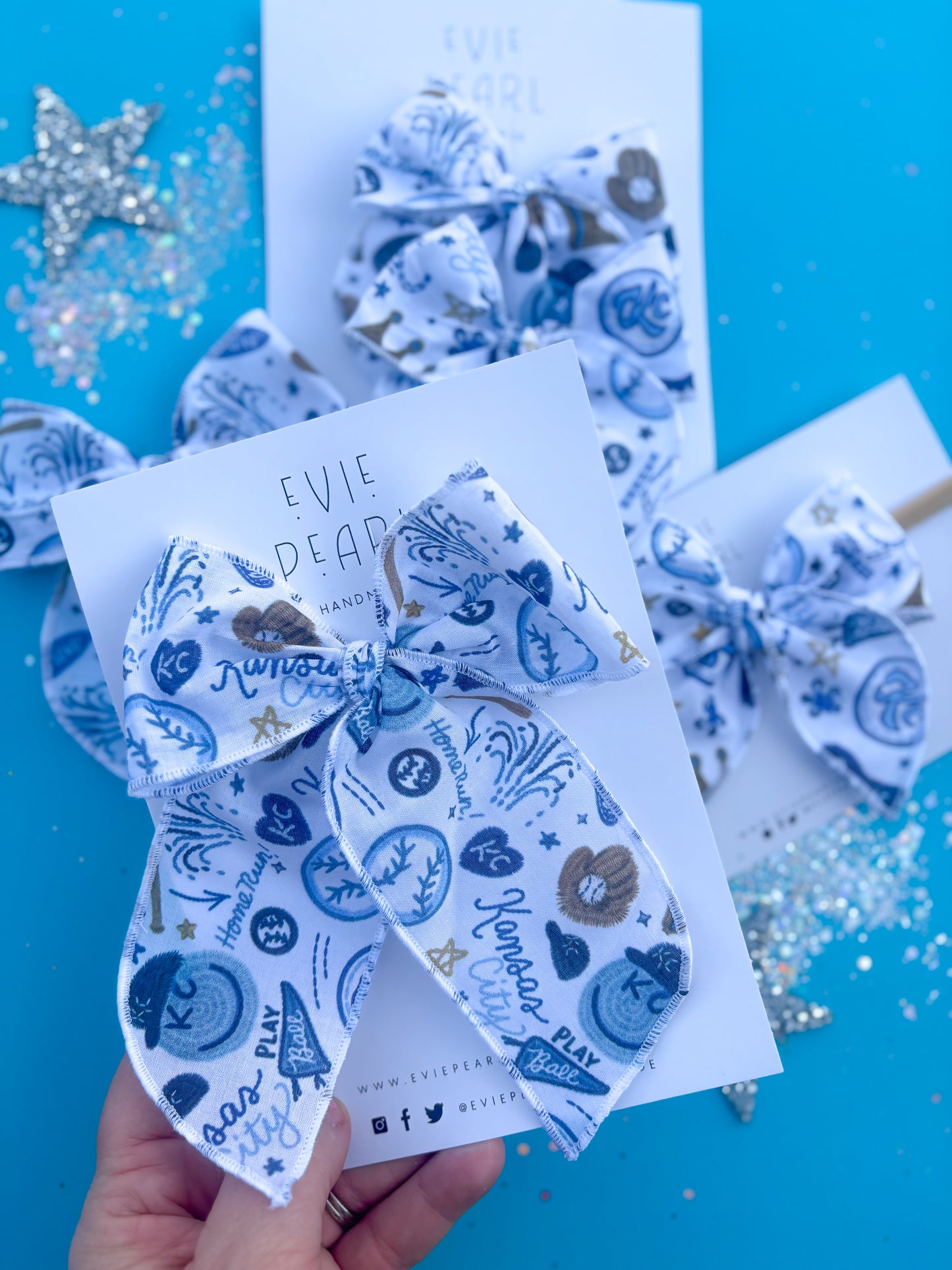 Kansas City Patches Hair Bow