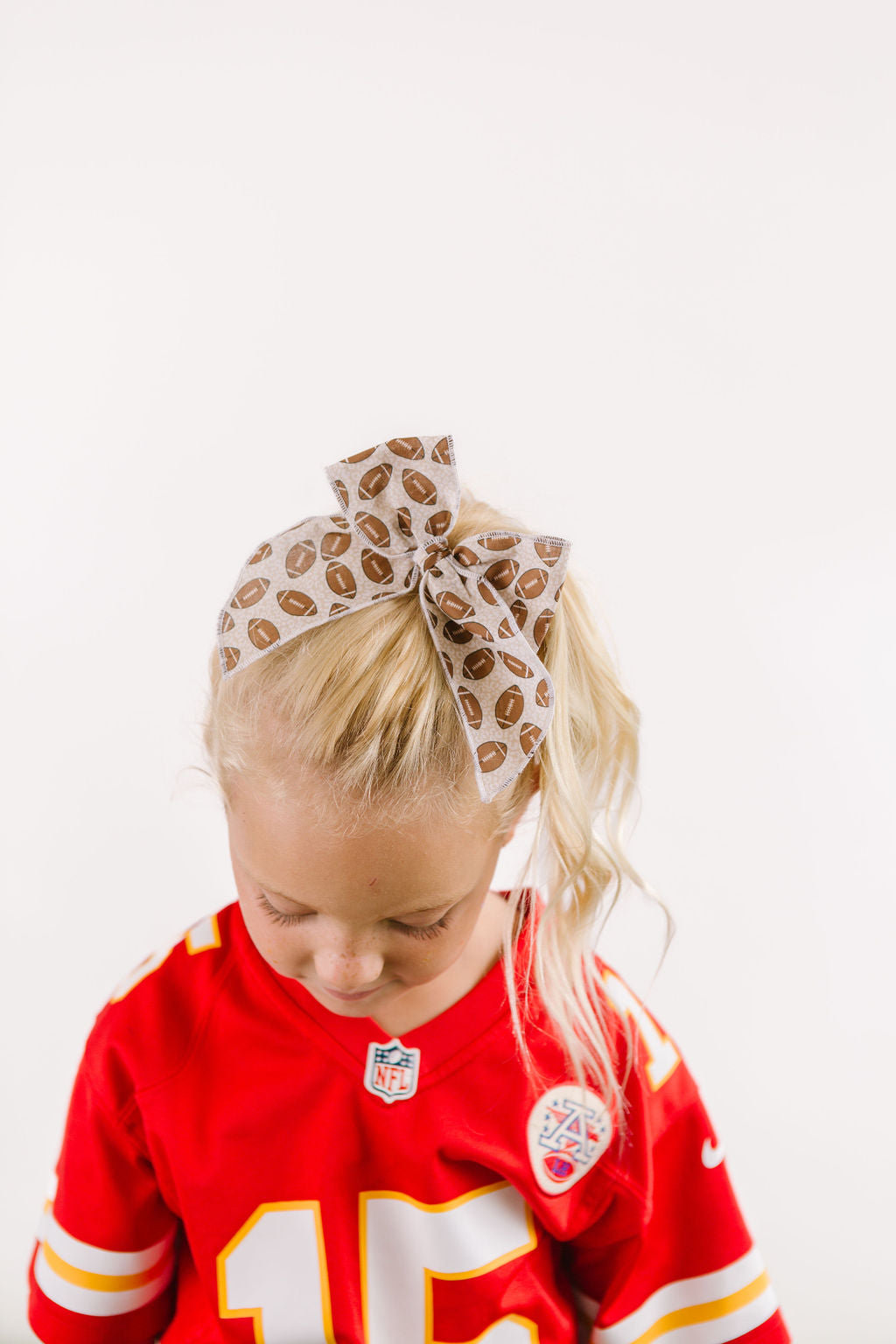 Leopard Football Game Day Bow