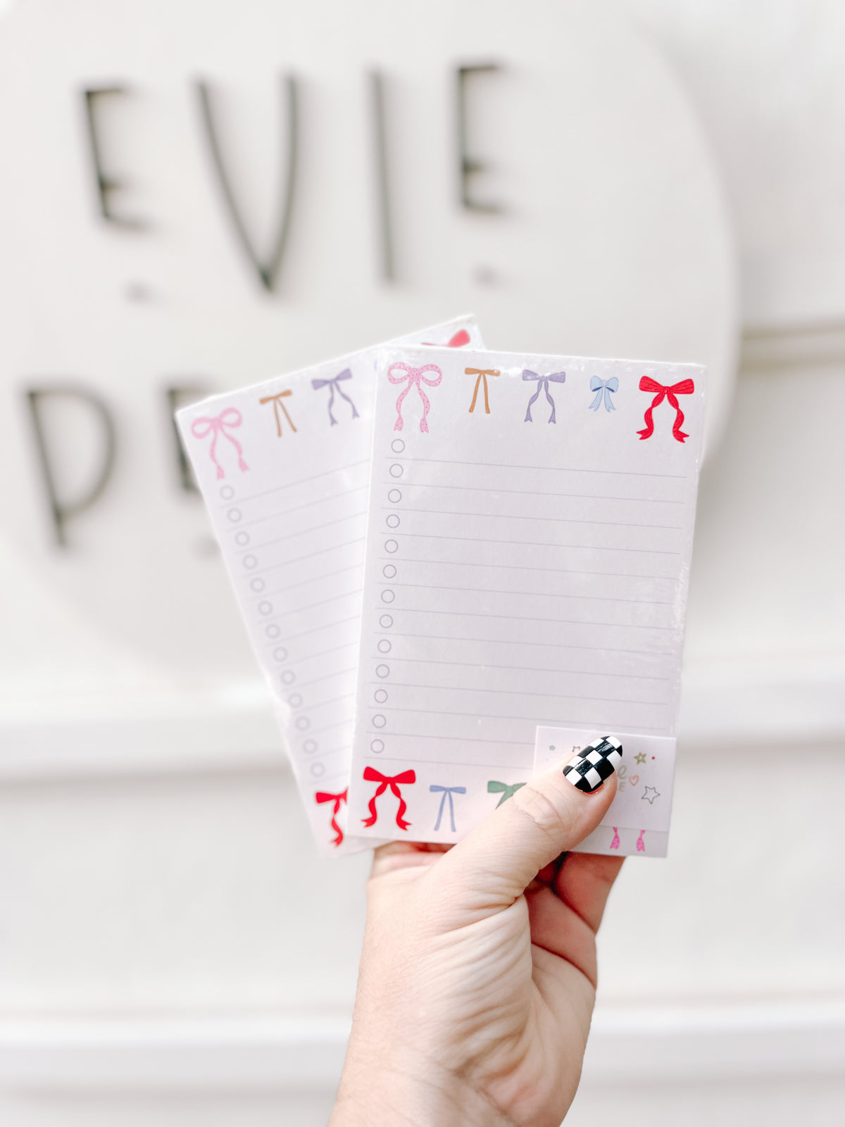 Bow Notepad Bow Notepad – Evie Pearl Handmade