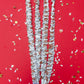 White Football Touchdown Scrunchy Lanyard