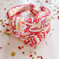 White Kansas City KC Red Kingdom Cursive Knotted Headband