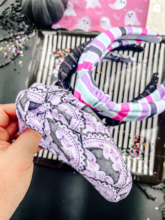 Spooky Halloween Knotted Headband for Girls & Women