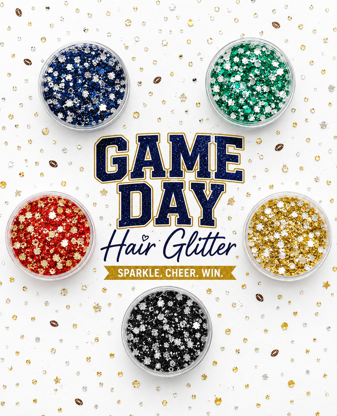 Game Day Hair Glitter