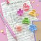Mini Polka Dot Claw Clip Set of Six