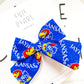 Large KU JayHawks Pinwheel Bow